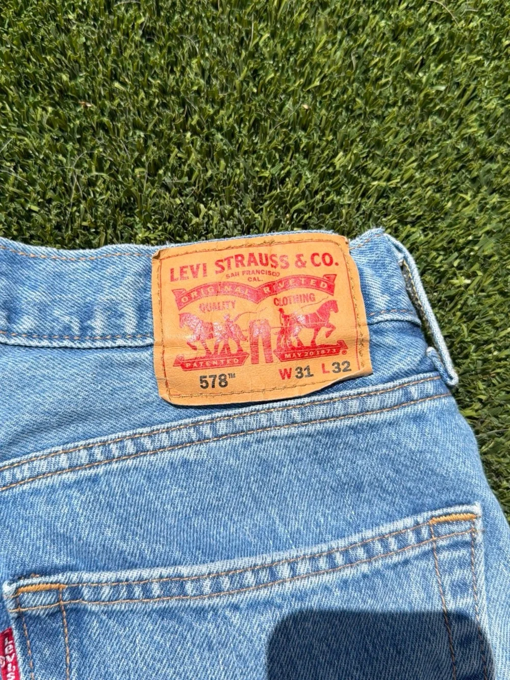 Levi's Light Blue 578 Relaxed Fit Jeans
